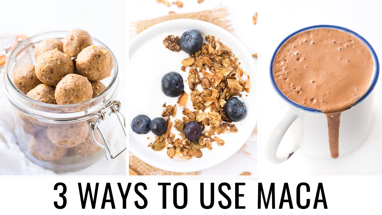 HOW TO USE MACA POWDER | 3 healthy recipes HOW TO USE MACA POWDER | 3 healthy recipes