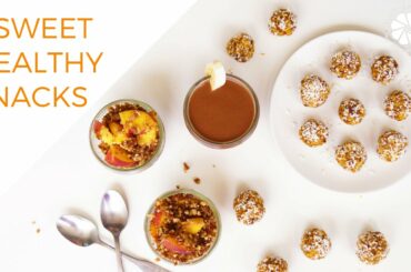 3 Sweet & Healthy Snack Recipes | Collab with Sweet Potato Soul | Healthy Grocery Girl Cooking Show