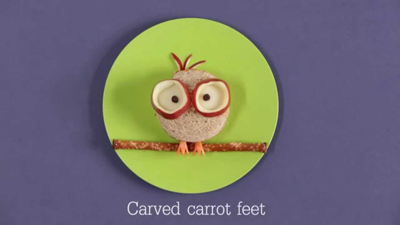 Healthy Snacks for Kids: Owl Sandwich Healthy Snacks for Kids: Owl Sandwich