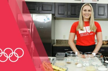 Lindsey Vonn Shares her Banana Bread Recipe | Eat Smart | Youth Olympic Games