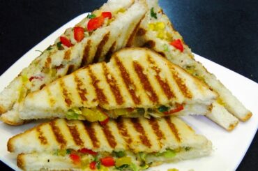 Chilli Cheese Sandwich | MadhurasRecipe | Kids Lunch Box Idea | Chilli Cheese Toast Recipe