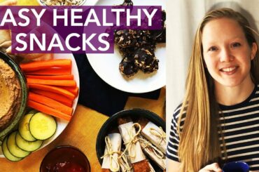 3 EASY HEALTHY SNACK RECIPES  | V/GF