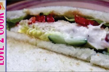 Quick Club Sandwich-Sandwich Recipe-Sandwich Recipe Chicken Urdu Hindi 2018