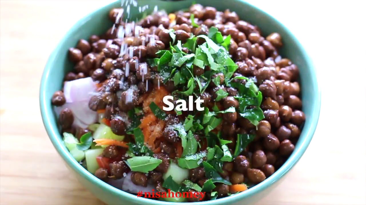 High Protein Salad Recipe – Healthy Kala Channa Salad For Summer Weight Loss – Nisa Homey High Protein Salad Recipe - Healthy Kala Channa Salad For Summer Weight Loss - Nisa Homey