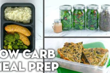 Low Carb Easy Meal Prep Recipes! Meal Prep Breakfast, Lunch and Dinner! - Mind Over Munch