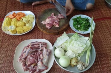 Beef Tail Soup  With Mix Vegetables - Healthy Food At Home - Cooking Skill