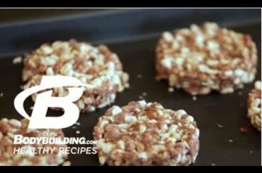Healthy Recipes: Chocolate Peanut Butter Protein Crisps / Bars