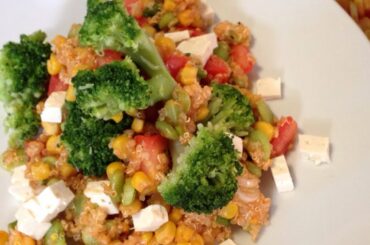 Quinoa Succotash Recipe - under 200 calories