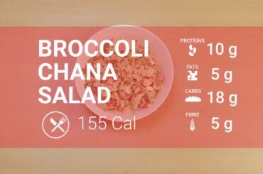 Broccoli Chana Salad Recipe | Salad Recipe | HealthifyMe