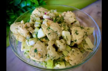 Healthy cauliflower egg salad | Lectin free salad