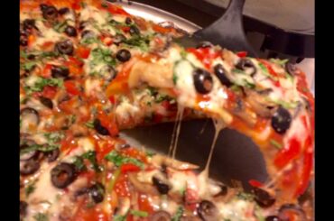 PIZZA PIZA ( DIY BETTER THAN PIZZA HUT ) HEALTHY FOOD RECIPES VEGETARIAN / RECETAS COMIDA SALUDABLE