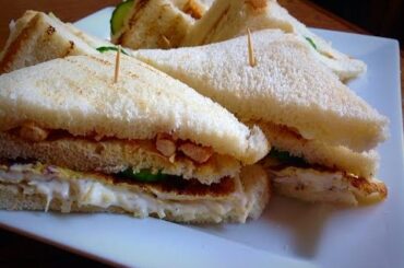 Chicken club sandwich recipe by ( HUMA IN THE KITCHEN)