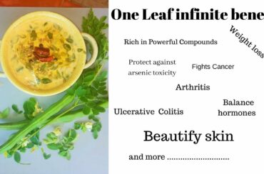 Miracle leaves  /Murungakeerai Thani sari/Healthy lunch with drumstick leaves  /Iron rich food