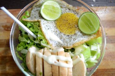 පෝශයදායි  සලාදයක් හදමු Healthy salad (Easy Salad Recipe) (Healthy Tasty salad))