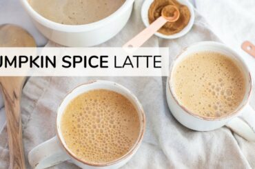 PUMPKIN SPICE LATTE RECIPE | DIY healthy Starbucks drink