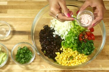 Black Bean Salad Recipe | Priyanka Uppal