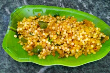 Saggubiyyam khichdi/healthy food and instant energetic good for all/sabudana khichdi