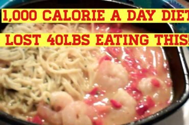 My 1,000 Calories A Day Diet This Work !! Lost Over 40lbs !!