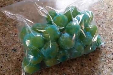 Easy & Healthy snack recipe - Grapes that taste like candy!