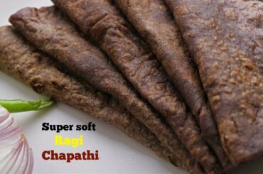 RAGI #CHAPATHI | రాగి చపాతీ | Super Soft Fluffy Ragi Roti | Healthy Breakfast Recipe