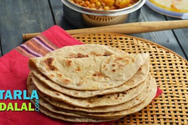 Chapatis Recipe, Roti, Indian flat bread by Tarla Dalal