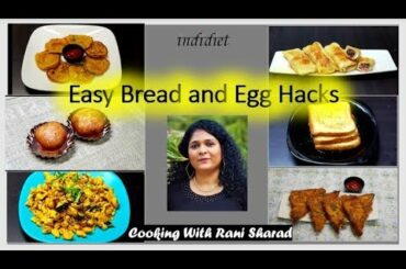 6 unbelievable cooking hacks with bread and egg | 5 minutes cooking