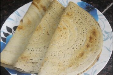 healthy breakfast recipes / browntop millet dosa  / andu korrala dosa