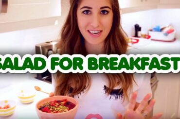 Salad For Breakfast? Tasty, Healthy Smoothie Bowl Recipe! (Melissa Maker)