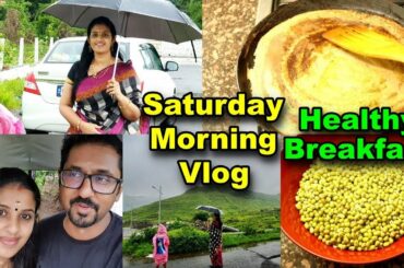 Saturday Morning Vlog ൻ്റെ കൂടെ ഒരു Healthy Breakfast Recipe