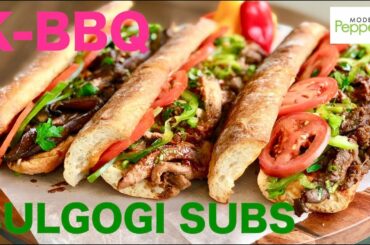Korean BBQ Bulgogi (불고기)Sandwich Recipe + Mukbang 🥩Beef  🍗Chicken  🍄Mushroom/Vegan Bulgogi