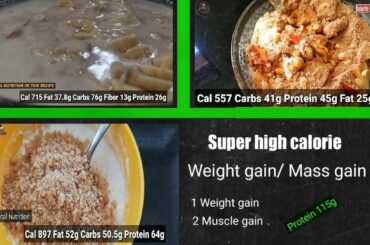 #weightgain #healthydiet   Weight gain Mass gain fast | healthy Recipes for weight gain