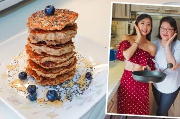 4-Ingredient Healthy Pancake Recipe for Weight Loss (no flour!) by Mama Wong  ~ Emi