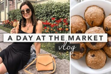 Come to the Farmers Market with Me & Healthy Snack Recipe | by Erin Elizabeth