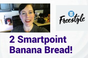 2 Smartpoint Banana Bread | Healthy Breakfast Recipe | Weight Watchers Freestyle