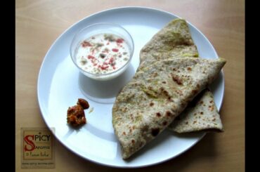 Cabbage paratha (Stuffed Cabbage Flatbread) | Gobi paratha recipe | Indian breakfast recipe