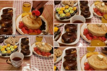 Healthy Breakfast Preparation l Pancake Recipe l Pakistani American Mom