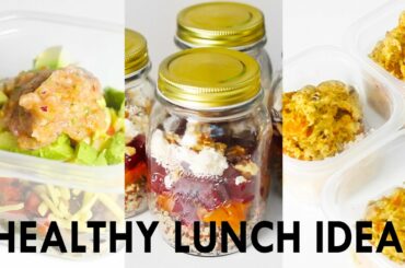 3 Healthy Lunch Ideas, Meal Prep [Vegetarian + Vegan options] // Rachel Aust