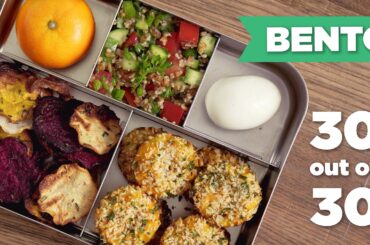 Bento Box Healthy Lunch 30/30 (Vegetarian) - Mind Over Munch