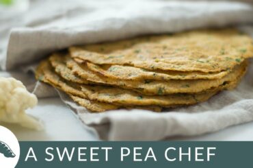 Cauliflower Tortillas (Just 42 Calories!) - Low Carb Tortillas