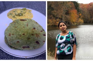 #vlog#HOW TO MAKE PALAK PARATHA//HEALTHY BREAKFAST//PALAK CHAPATHI#HYMA KRISHNA VLOGS IN USA#