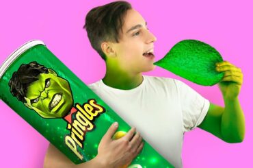 7 DIY Superhero Food vs Real Food Challenge!