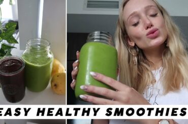 5 BEST SMOOTHIE RECIPES | easy, healthy + delicious for weight loss and feeling your best!