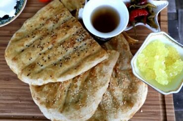 Homemade Iranian Barbari - Flat Bread Recipe - Heghineh Cooking Show