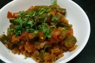 Zero Oil Bhendi Masala | Weight Loss Recipes | Zero Oil Cooking | Veg Cooking