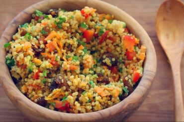BEST QUINOA SALAD RECIPE EVER!  (Colourful mint + turmeric salad)