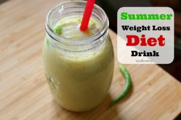 Summer Weight Loss Diet Drink - Buttermilk For Weight Loss - Indian Skinny Recipes
