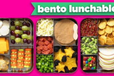NEW Bento Box Healthy Lunches – DIY LUNCHABLES! - Mind Over Munch