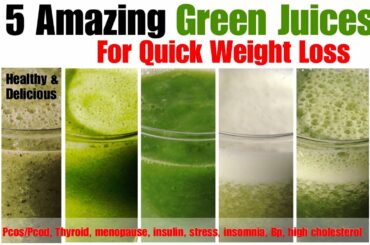 5 Green Juices Recipes | Weight Loss| How to make Moringa, Lauki, cucumber, spinach juice| In Hindi