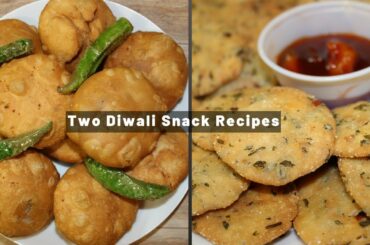 2 Easy Diwali Snack Recipes | दिवाली का नाश्ता | Diwali Recipes | Diwali Special