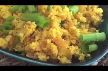 Easy Healthy Cauliflower Scramble Recipe | Gobhi ki bhurji Vegan Low Calorie Snack Breakfast